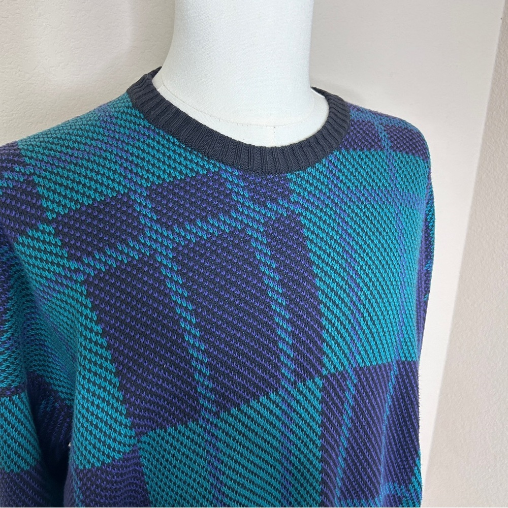 Alan Paine Vintage 100% Cotton Mens Knit Sweater | Size L - Picture 3 of 6